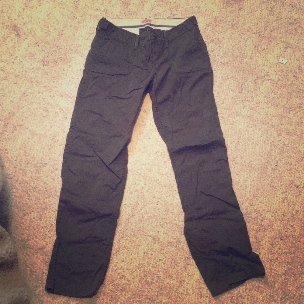 Green Levi jeans